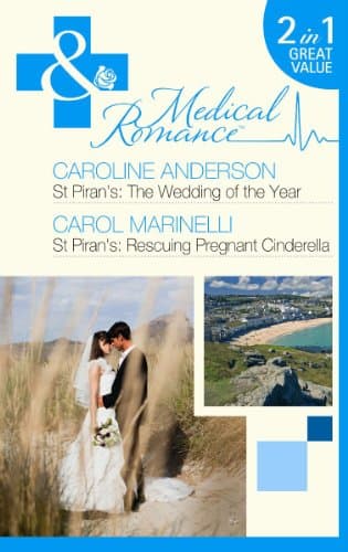 Cover of The Wedding of the Year / Rescuing Pregnant Cinderella (By: Caroline Anderson) (0)