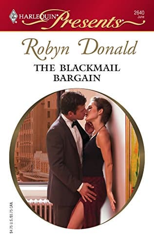 Cover of The Blackmail Bargain (By: Robyn Donald)
