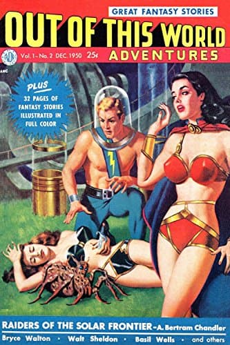 Cover of Out of this World Adventures, December 1950