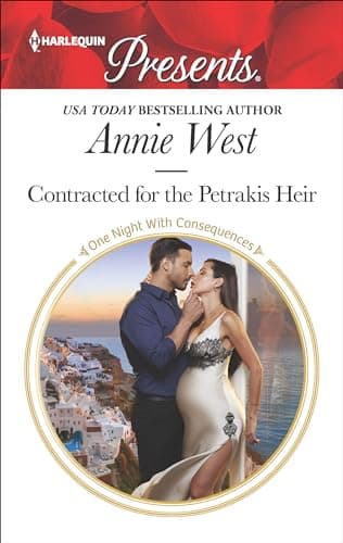Cover of Contracted for the Petrakis Heir (By: Annie West)